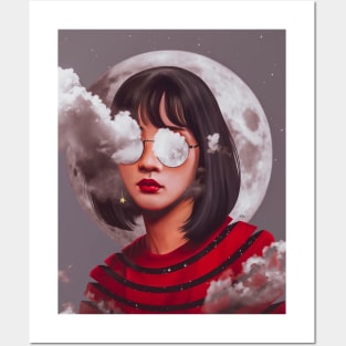 Moon girl Posters and Art